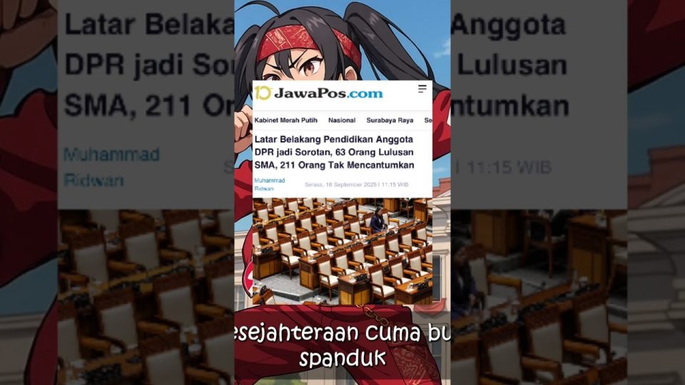 Latar Belakang Pendidikan Anggota DPR jadi Sorotan, 63 Orang Lulusan SMA, 211 Orang Tak Mencantumkan
